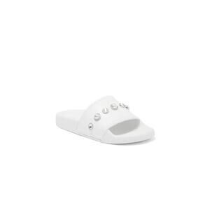 Stuart Weitzman Pearlshine Pool Slides